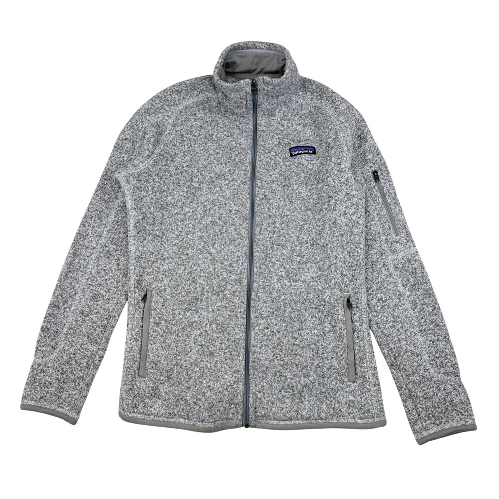 Patagonia Better Sweater Full Zip Jacket Womens Medium Grey Heather 25542 FA18